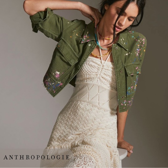 Anthropologie | Pilcro Cropped Utility Jacket - Picture 1 of 15